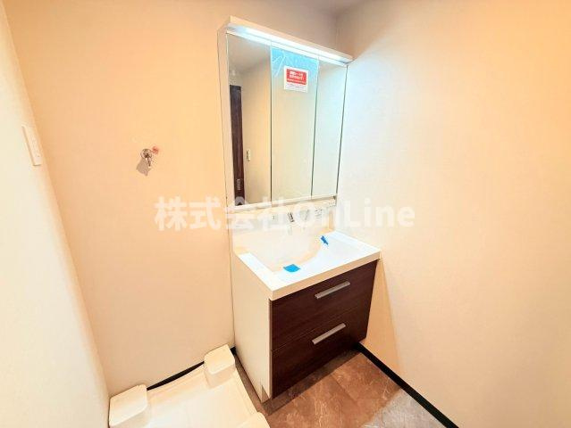 マンション津坂の独立洗面台
