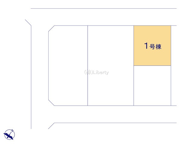 取手市藤代南4期　新築戸建　１号棟の区画図