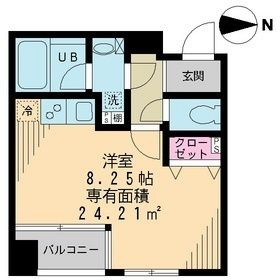 ベルメイユ　ドゥの間取り