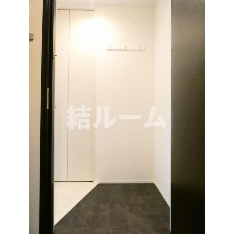 板橋区常盤台１丁目のアパートの玄関