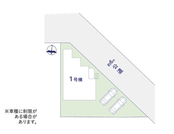 牛久市神谷12期　新築戸建の区画図