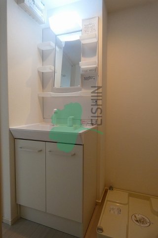 リブリアーク横手の洗面所|シンプルで使いやすい洗面台です！