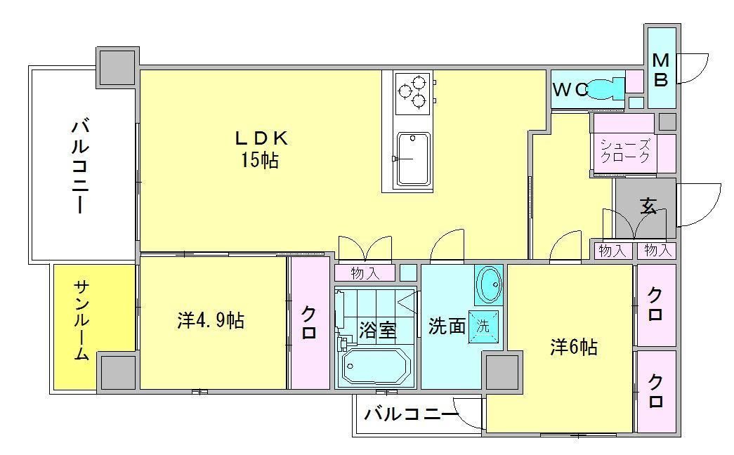 alivio76(アリビオ)の間取り|使いやすい間取りです。