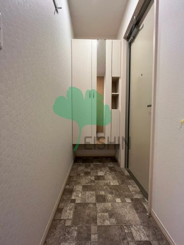 CASA白金の玄関|下駄箱もしっかりついてます！