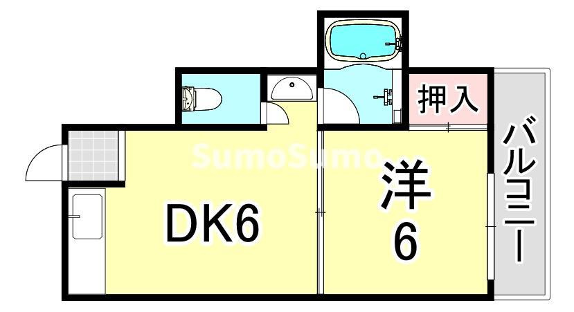 フォアール武庫之荘の間取り