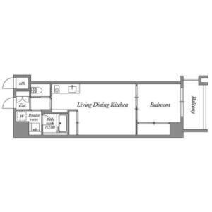 ZONNA神戸磯上通の間取り