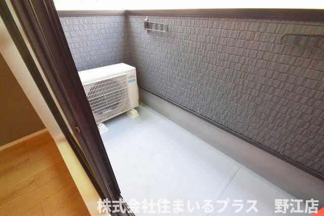 オーサムハウス城東のバルコニー