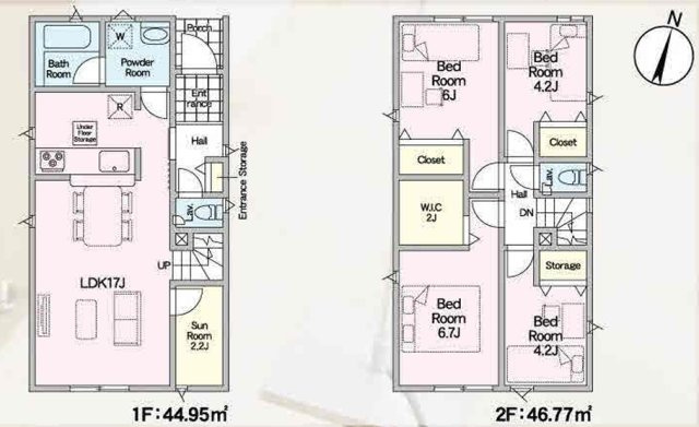 久留米市国分町第26の間取り