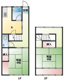 【間取り】 | 小畑建設アパート
