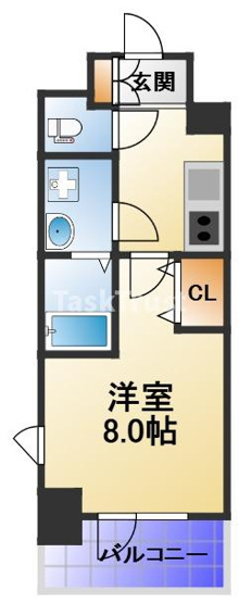 【間取り】 | Rainbow Court玉造