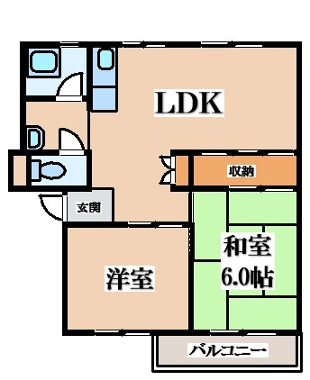 【間取り】 | 加守団地