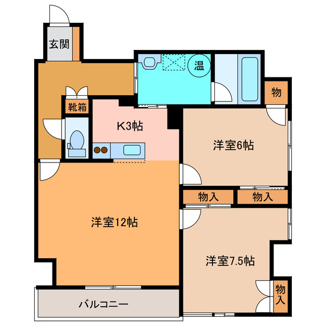 CENTER CTIY5の間取り
