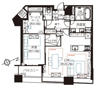 Park Court Akasaka The Towerの間取り