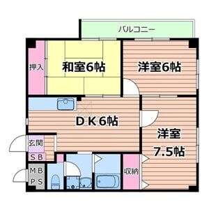 カーサ山野の間取り