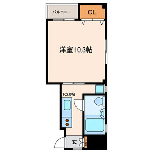 マキハイツの間取り