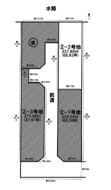 姫路市余部区上川原の売地