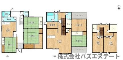 奥山　中古一戸建ての間取り