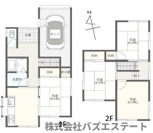 宮上町　中古一戸建ての間取り