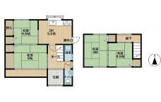 姫路市保城の中古一戸建の間取り