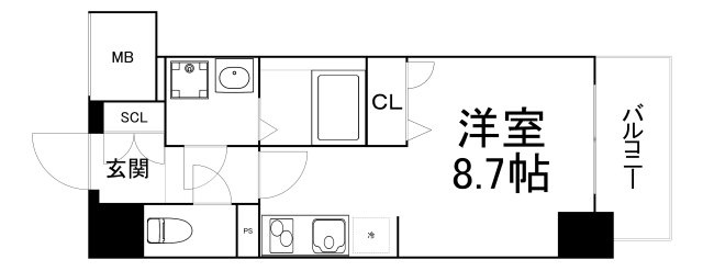 【間取り】 | エストゥルースプラスサウス大阪