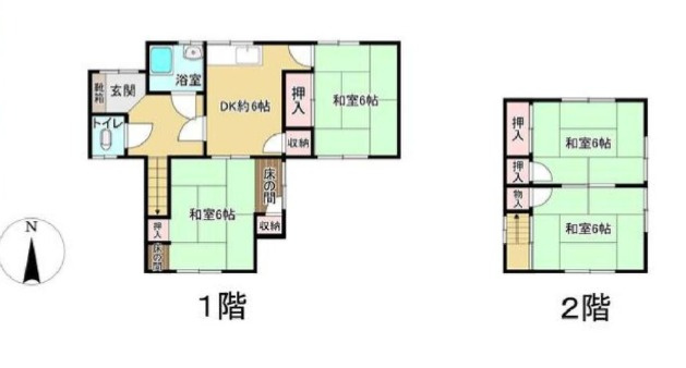 姫路市御立西２丁目の中古一戸建の間取り
