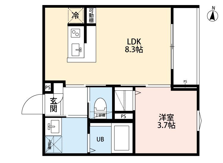 CASA・K 足立 (カーサ ケー アダチ)の間取り