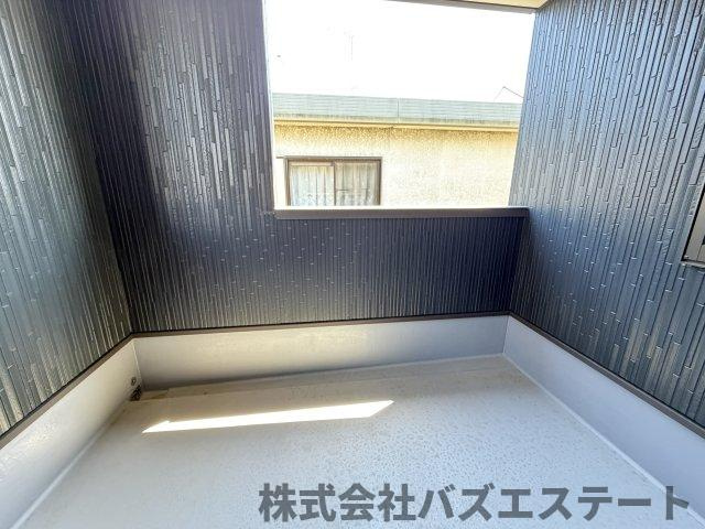 網干区興浜　新築一戸建てのバルコニー