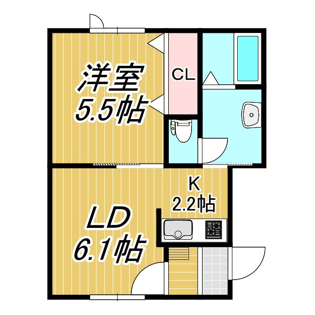ルシアス⑤の間取り