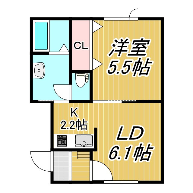 ルシアス⑤の間取り