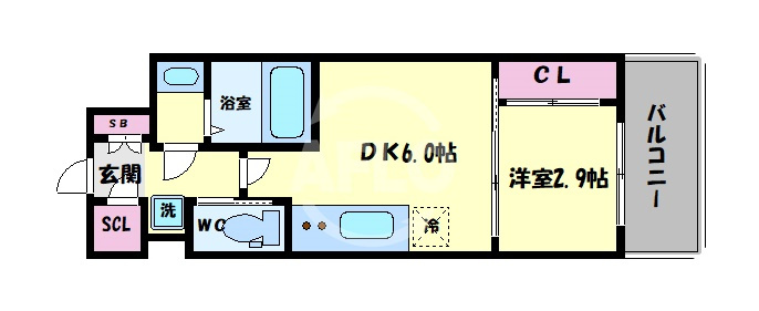 ファーストフィオーレ天王寺　天王寺小学校区の間取り|ファーストフィオーレ天王寺　間取り