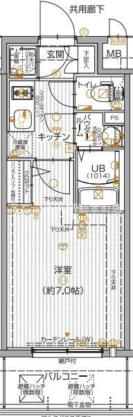エスリードTENROKUの間取り