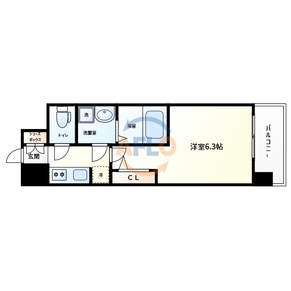 S-RESIDENCE城東SEVERの間取り|S-RESIDENCE城東SEVER　間取り