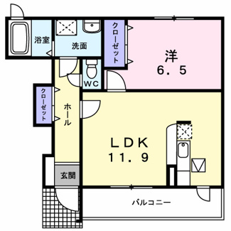 【間取り】 | コンフォルト　Ａ