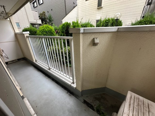 芝銀座ハイツのバルコニー