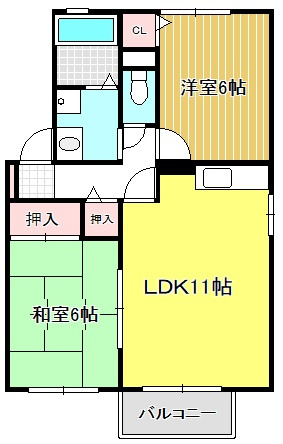 ファミール上条の間取り