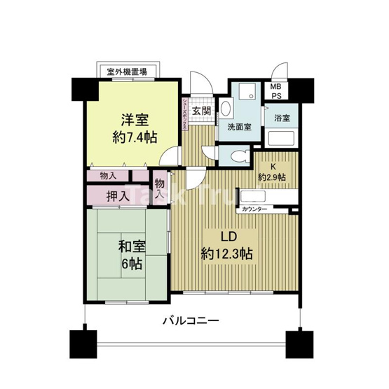 【間取り】 | ルピナス鶴見