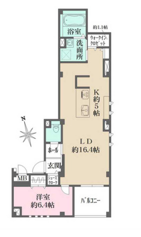 アストロ上本町の間取り
