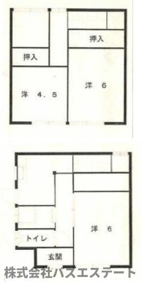 土山　中古一戸建ての間取り