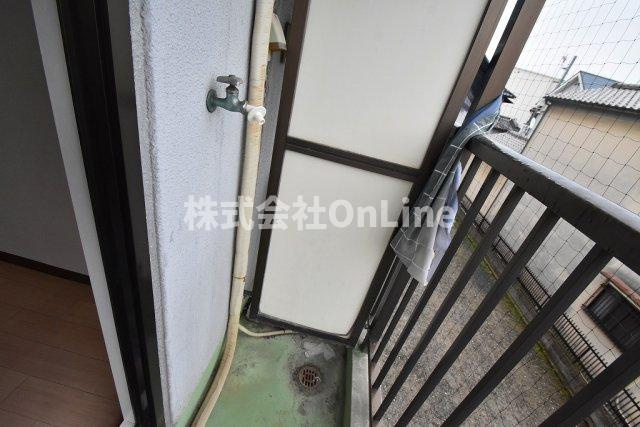 アミティ東大阪PartⅡのバルコニー