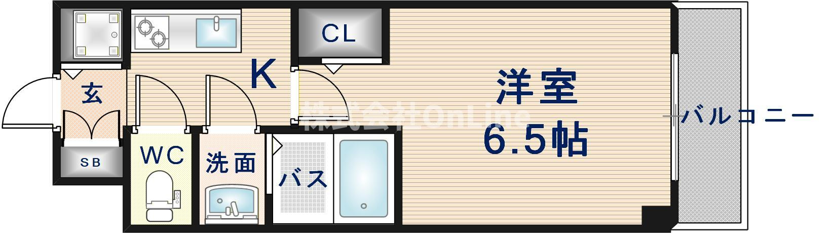 S-RESIDENCE布施aventraの間取り