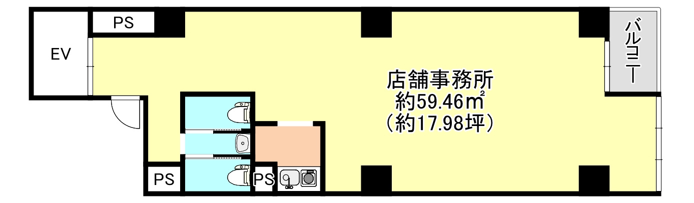 大阪市北区西天満３丁目の店舗事務所