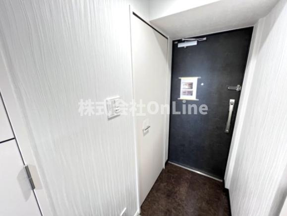 大阪市平野区加美北１丁目の賃貸マンションの玄関