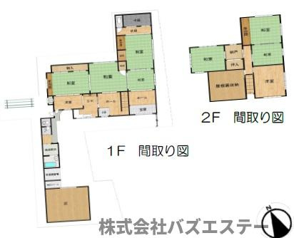 大塩町　中古一戸建ての間取り