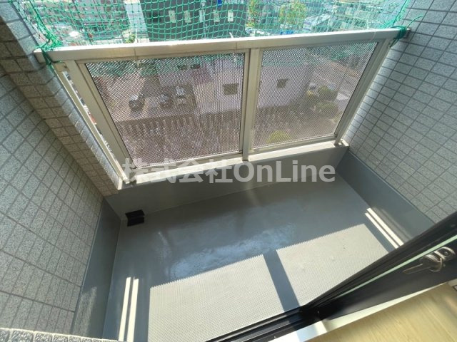 東大阪市足代北１丁目の賃貸マンションのバルコニー