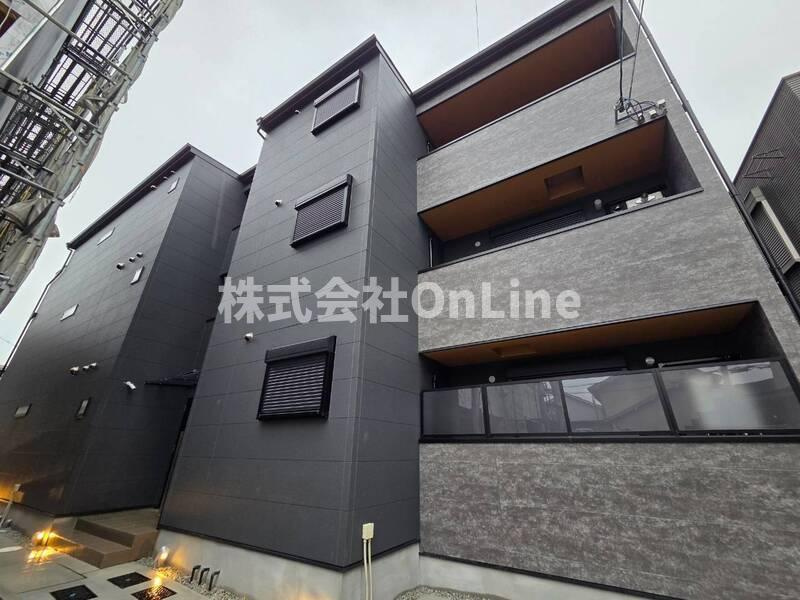 東大阪市小若江２丁目のアパートの外観