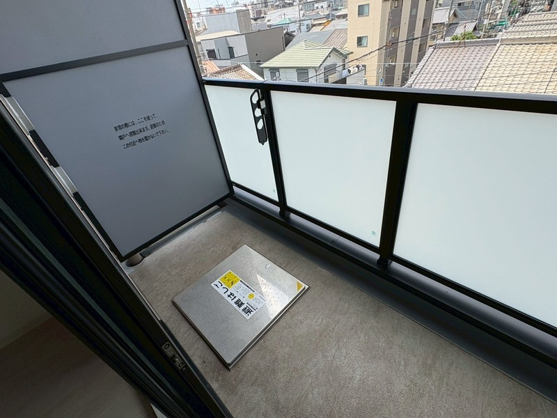 M-City 天王寺のバルコニー