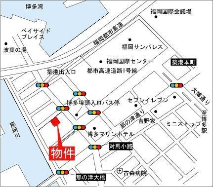 ＫＤＸレジデンス天神東Ⅱの地図
