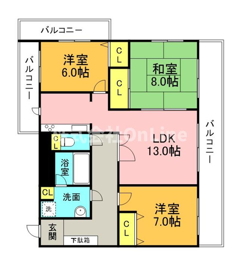 【間取り】 | ルミナ21
