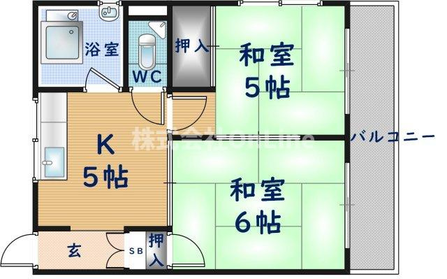 【間取り】 | 加美駅前コーポ