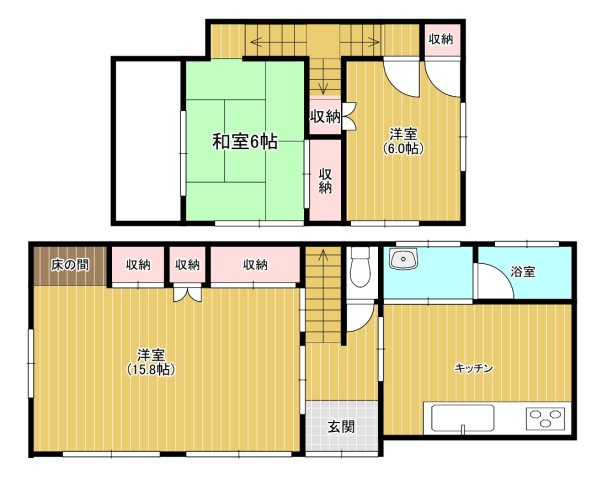 【間取り】 | OC物件！千葉県成田市成井